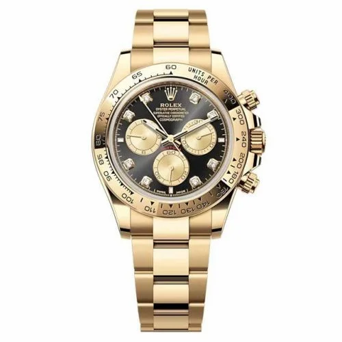 Rolex Cosmograph Daytona Yellow Gold / Black - Champagne - Diamond / Oyster 126508-0003 (M126508-0003)